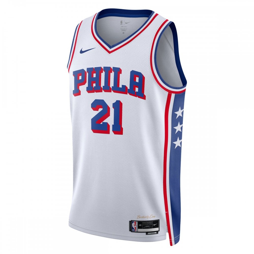 Joel Embiid Philadelphia 76ers Unisex Swingman Jersey - Association Edition - White-Pro Kit Vault | Brand New 26/27 Sports Jerseys
